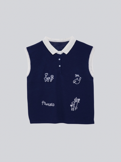 animal sketch polo