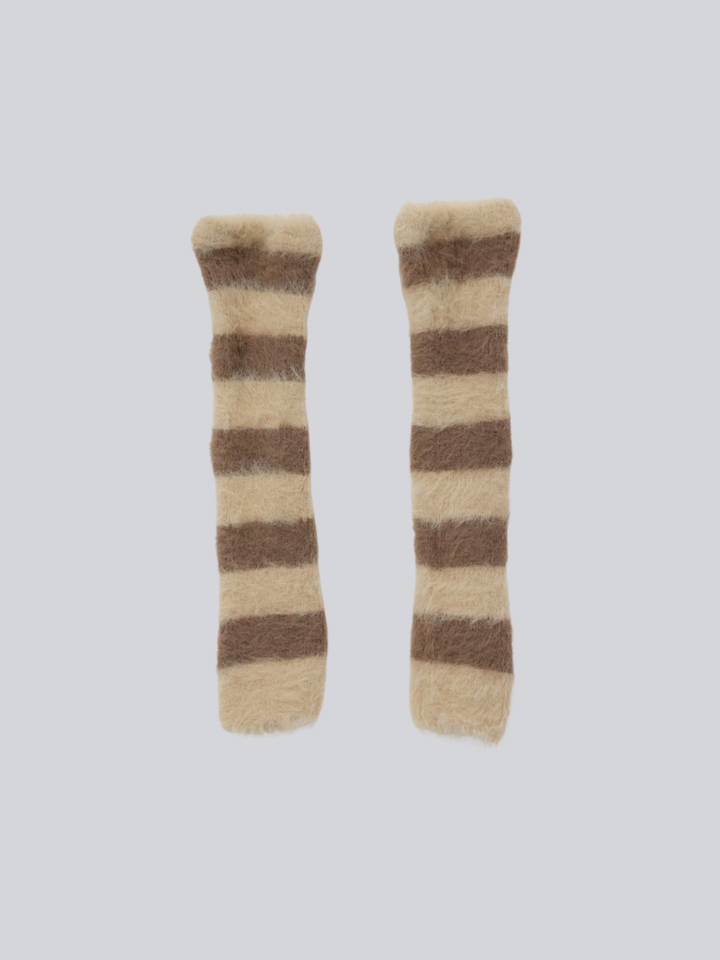 border knit leg warmer