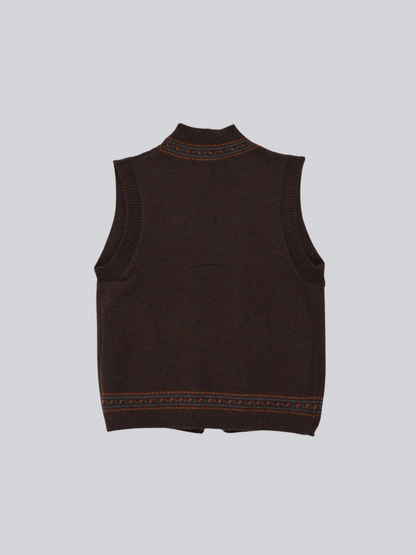 retro knit vest