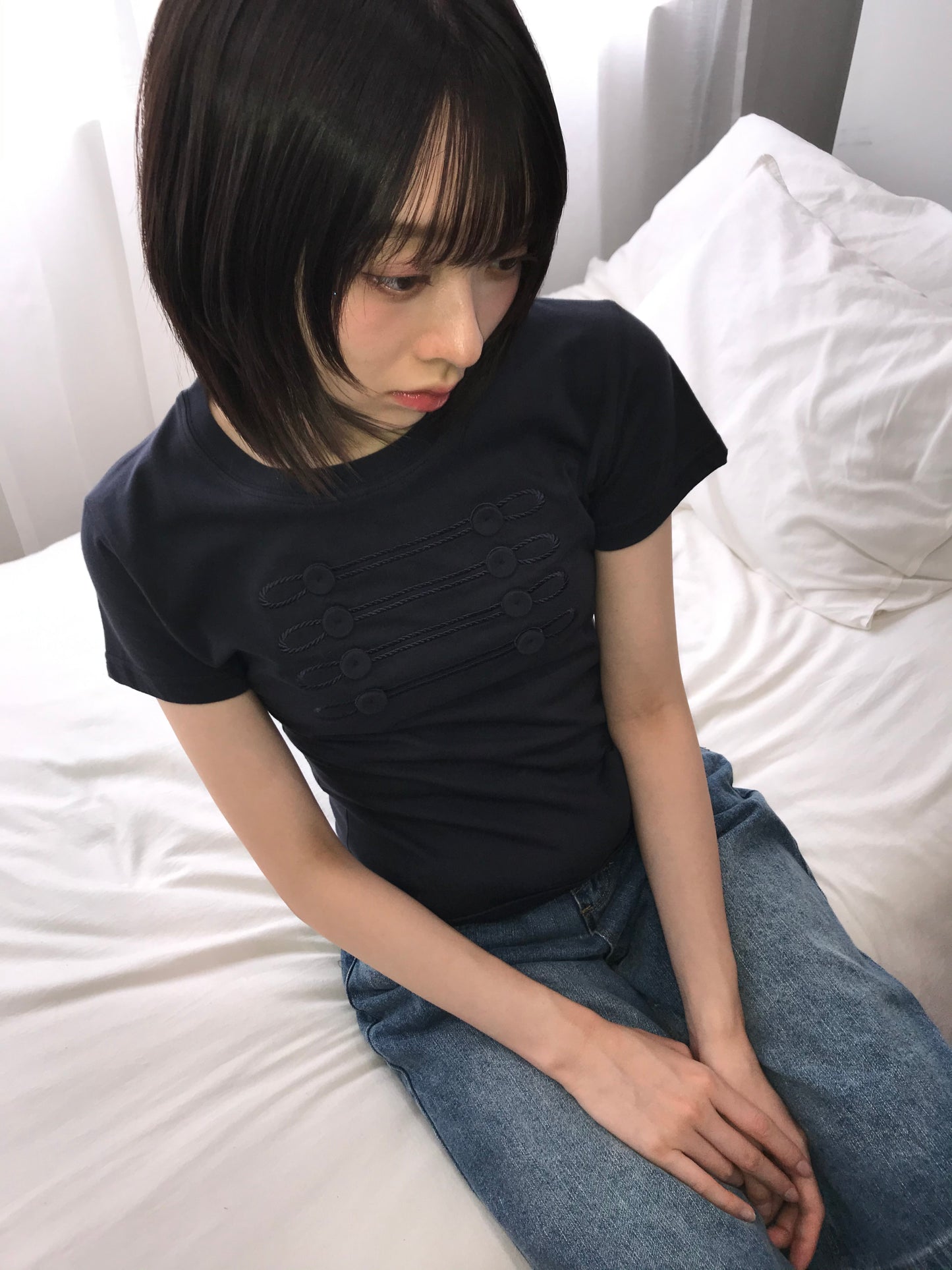 military button tee