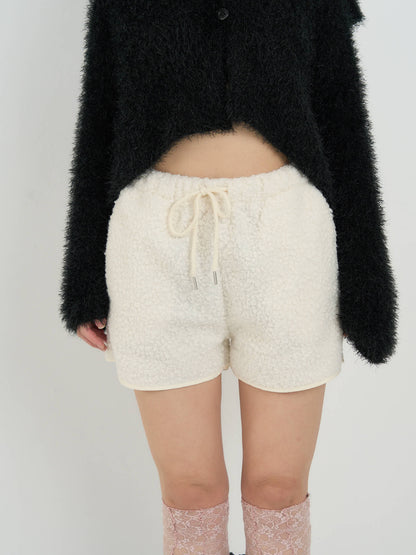 fleece short pants