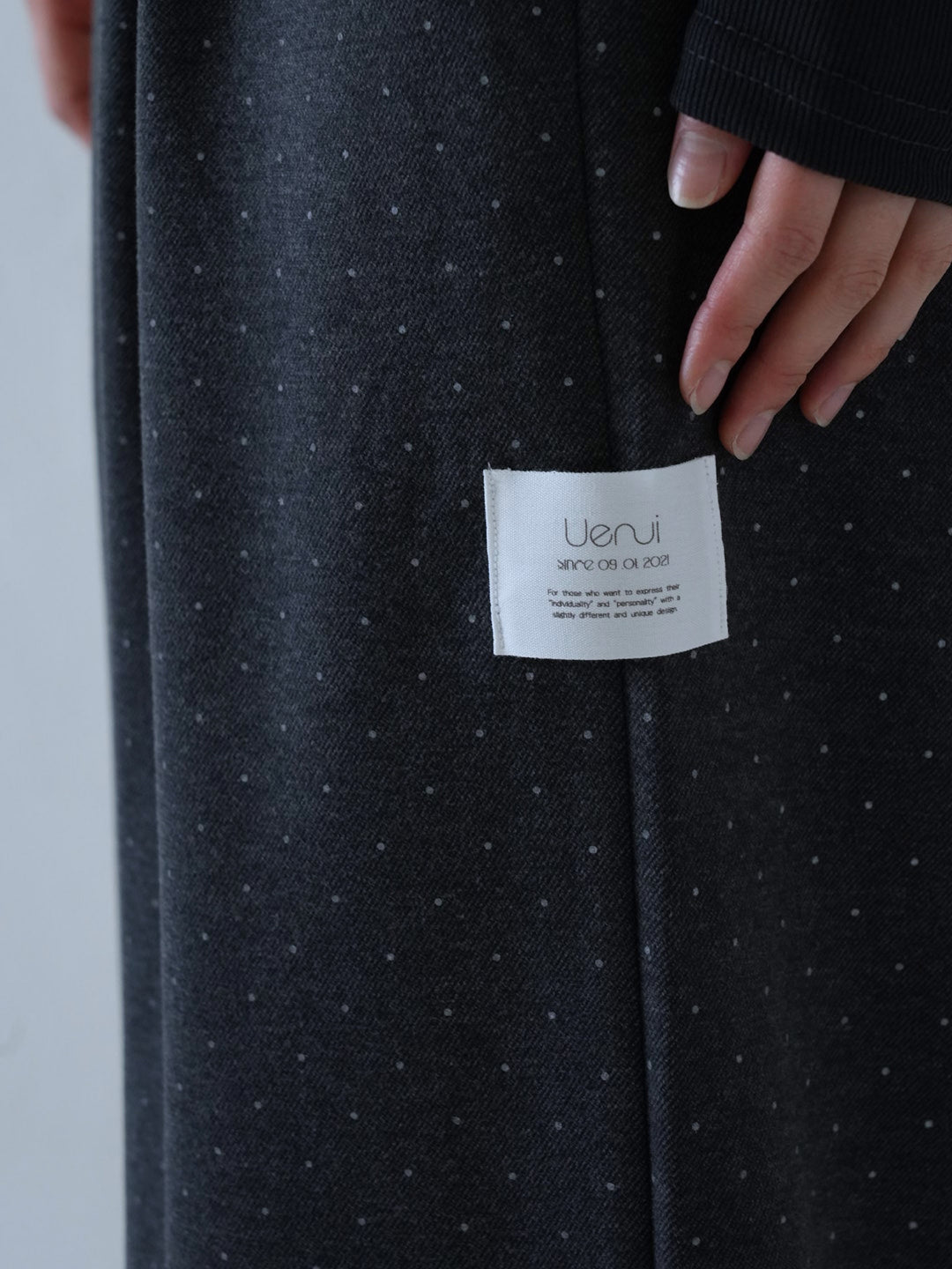 【 10月上旬発送予定 】dot pattern wide slacks