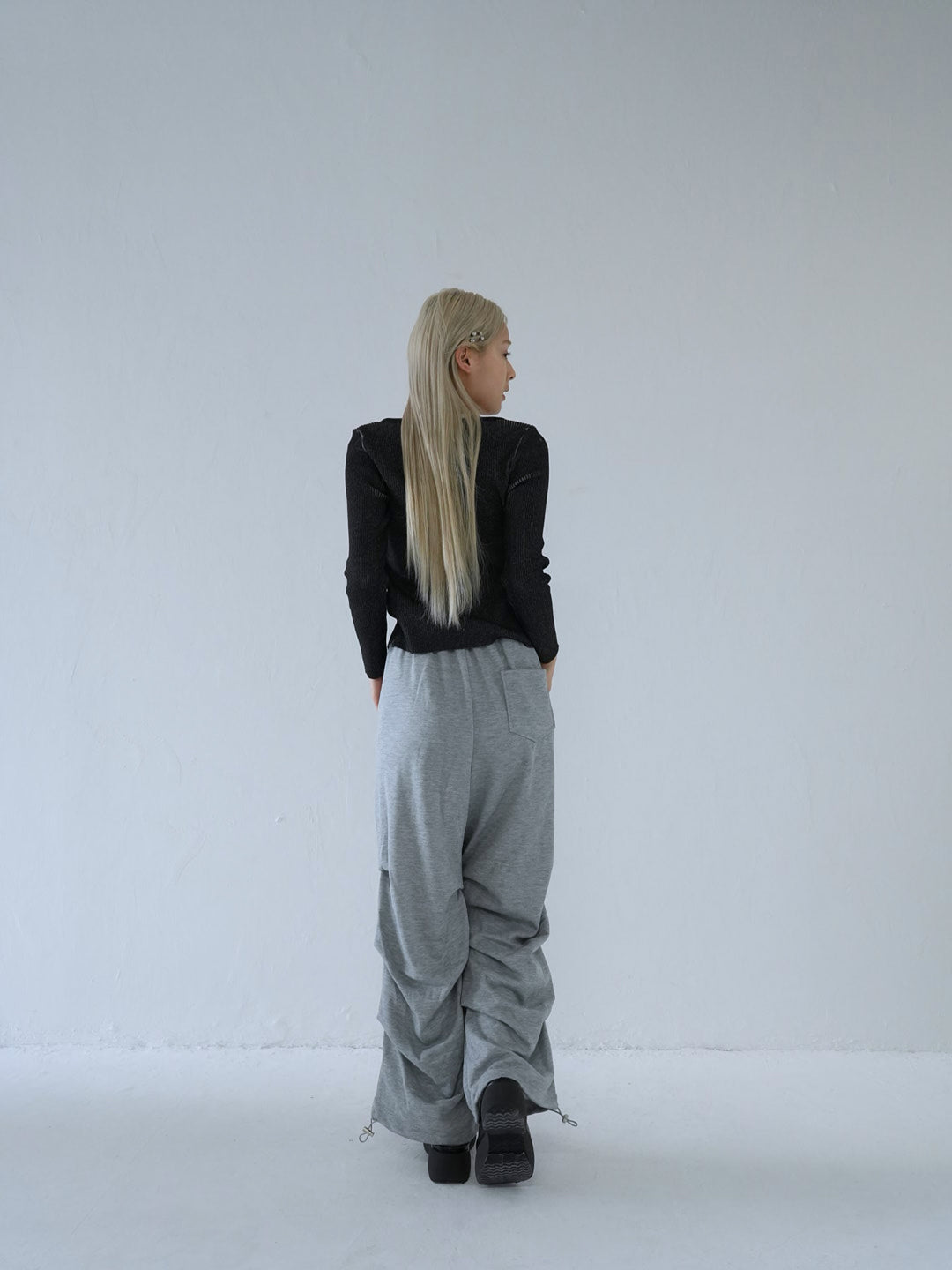 【 10月上旬発送予定 】layered rib knit top