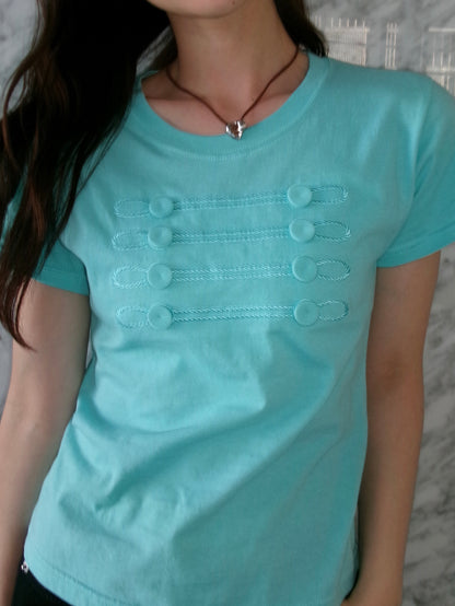 military button tee