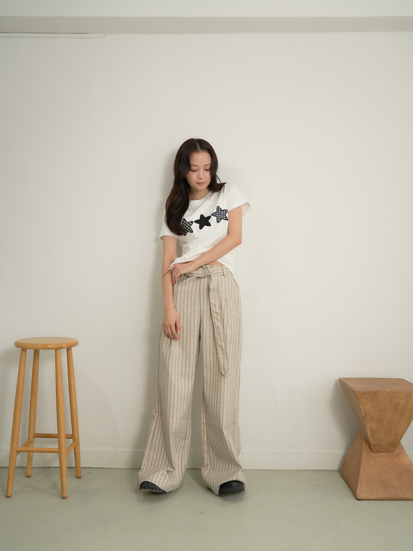star patch tee