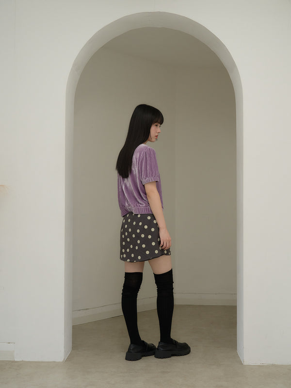 dot print culotte
