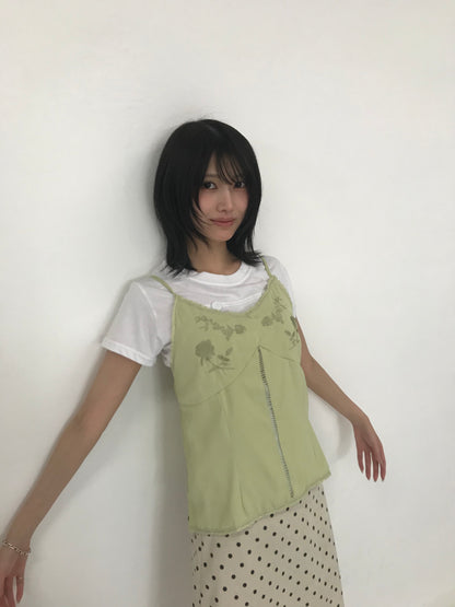embroidery cami top