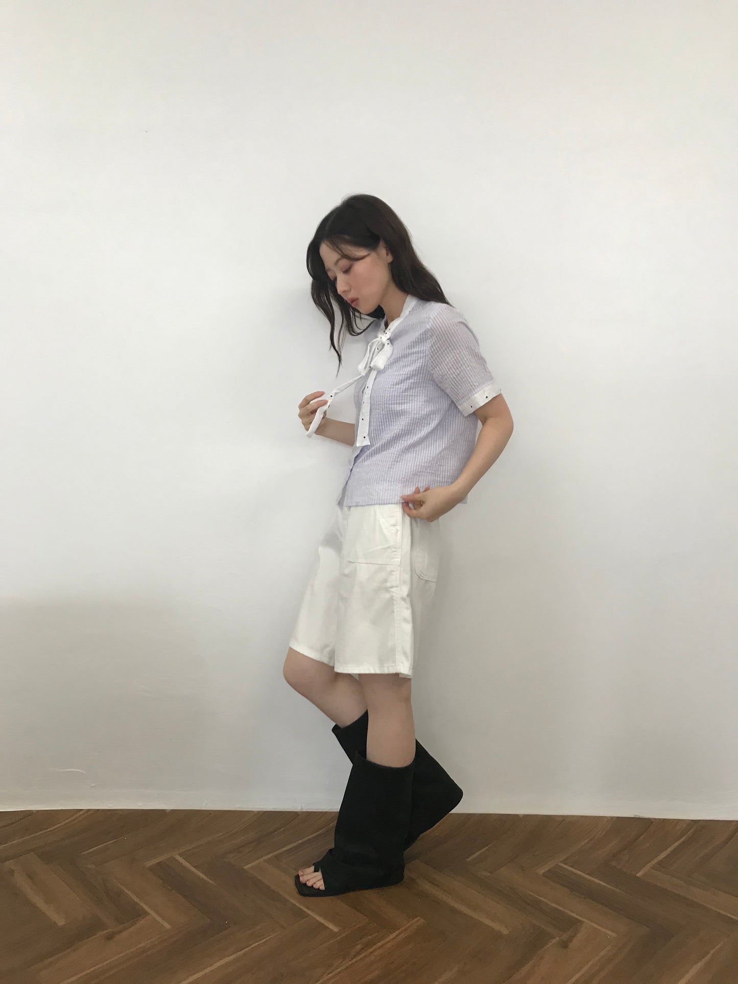 stripe dot shirt