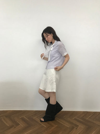 stripe dot shirt