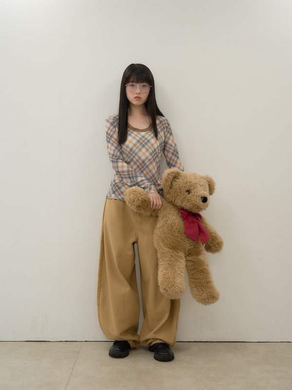 wide color pants