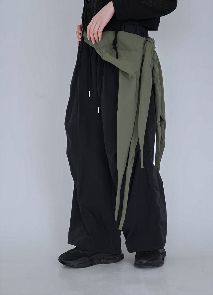 ultra wide drawstring pants