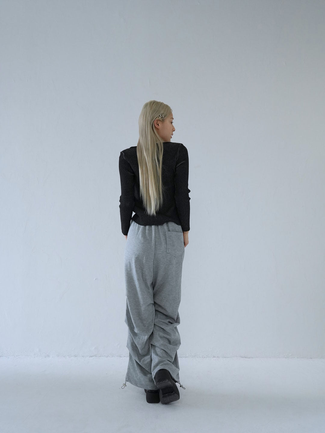 【 10月上旬発送予定 】layered rib knit top