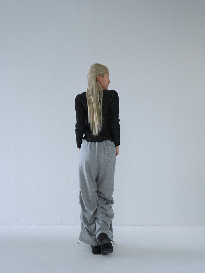 【 10月上旬発送予定 】layered rib knit top