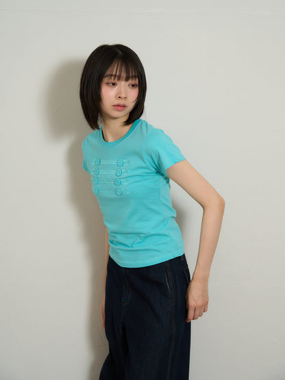 military button tee