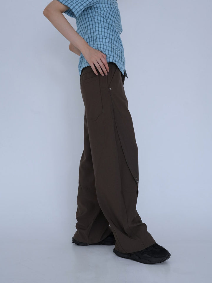 【8月29日発送予定】stitched wide pants