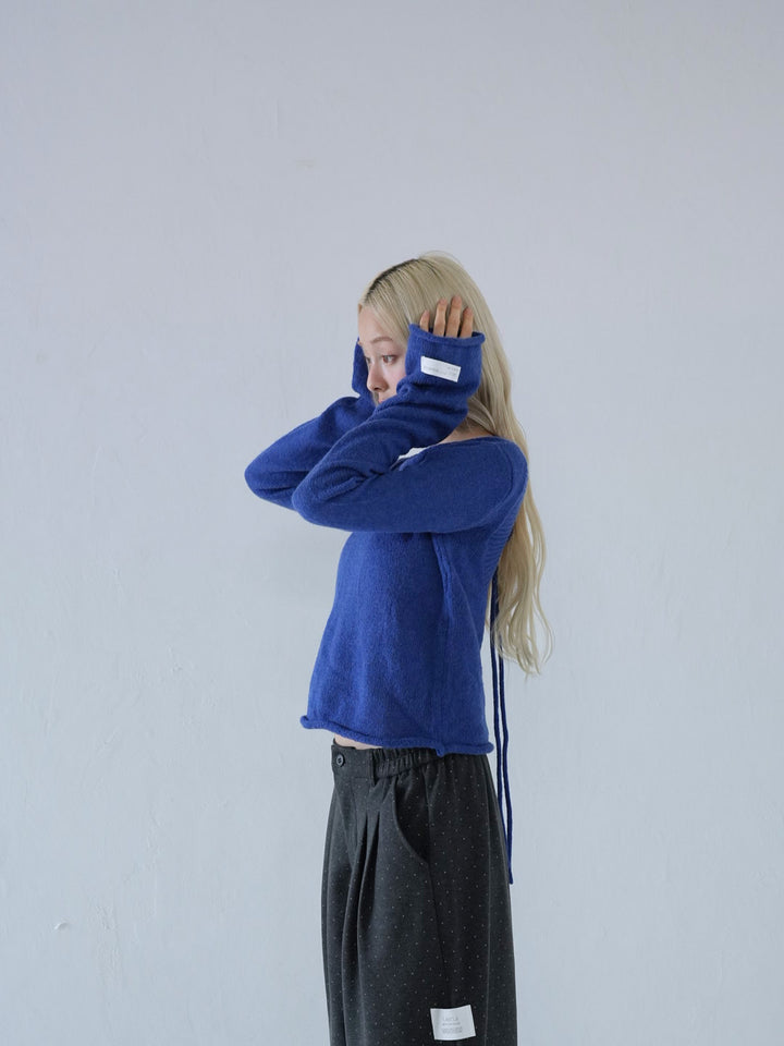 【 10月中旬発送予定 】tie ribbon knit