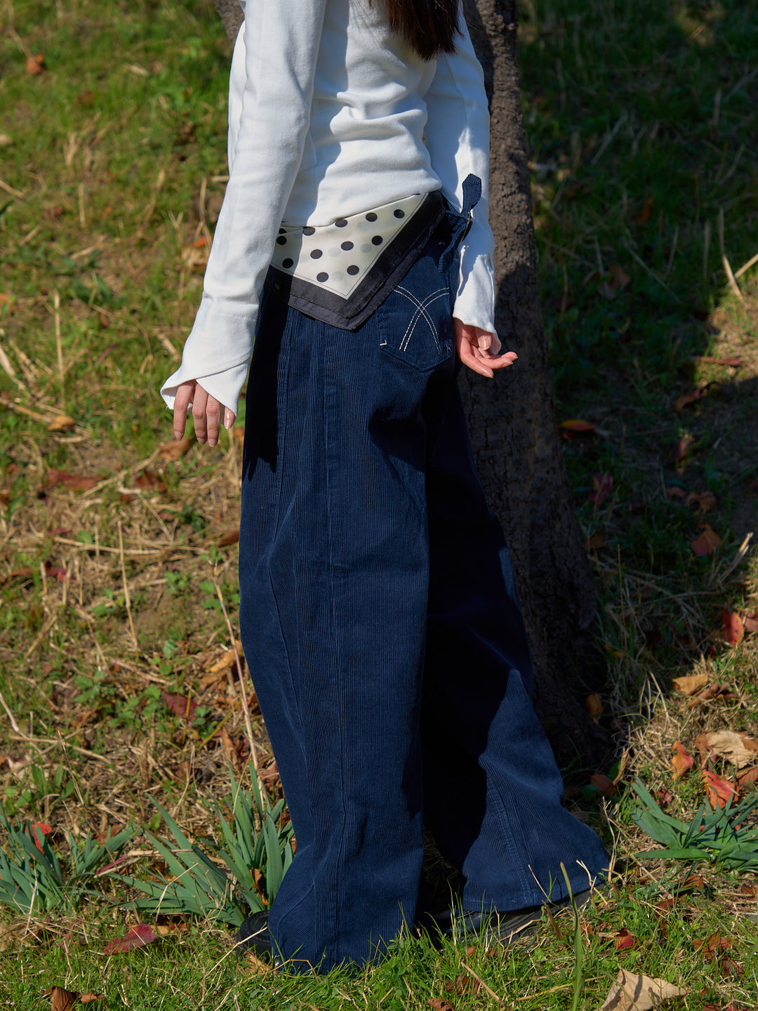 corduroy bootcut pants