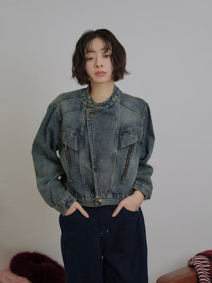 short denim jacket