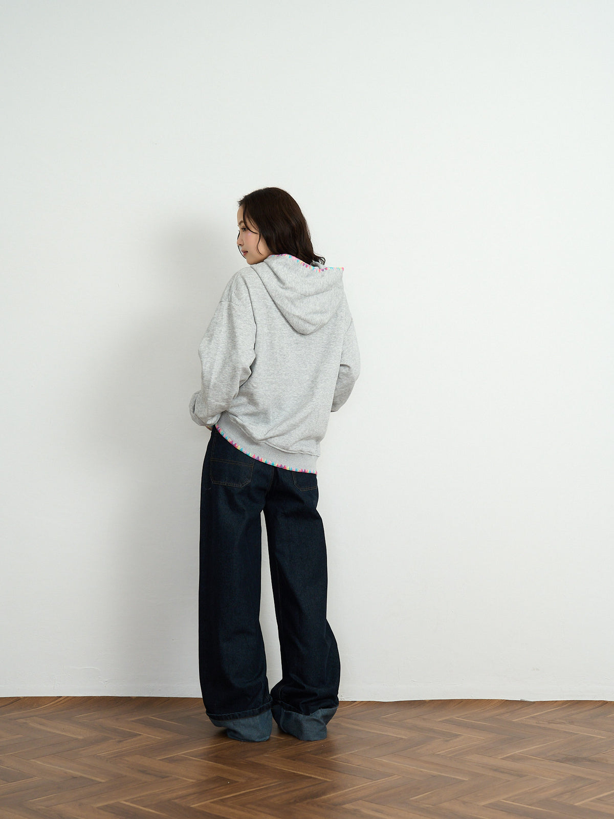 flower patch hoodie
