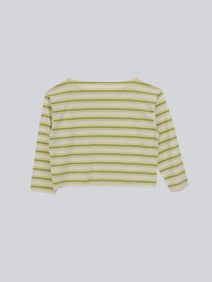 long sleeve border tee