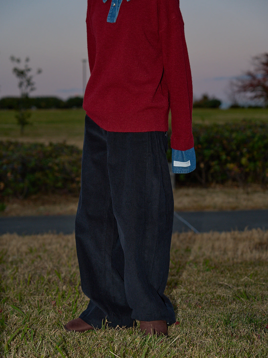 corduroy bootcut pants