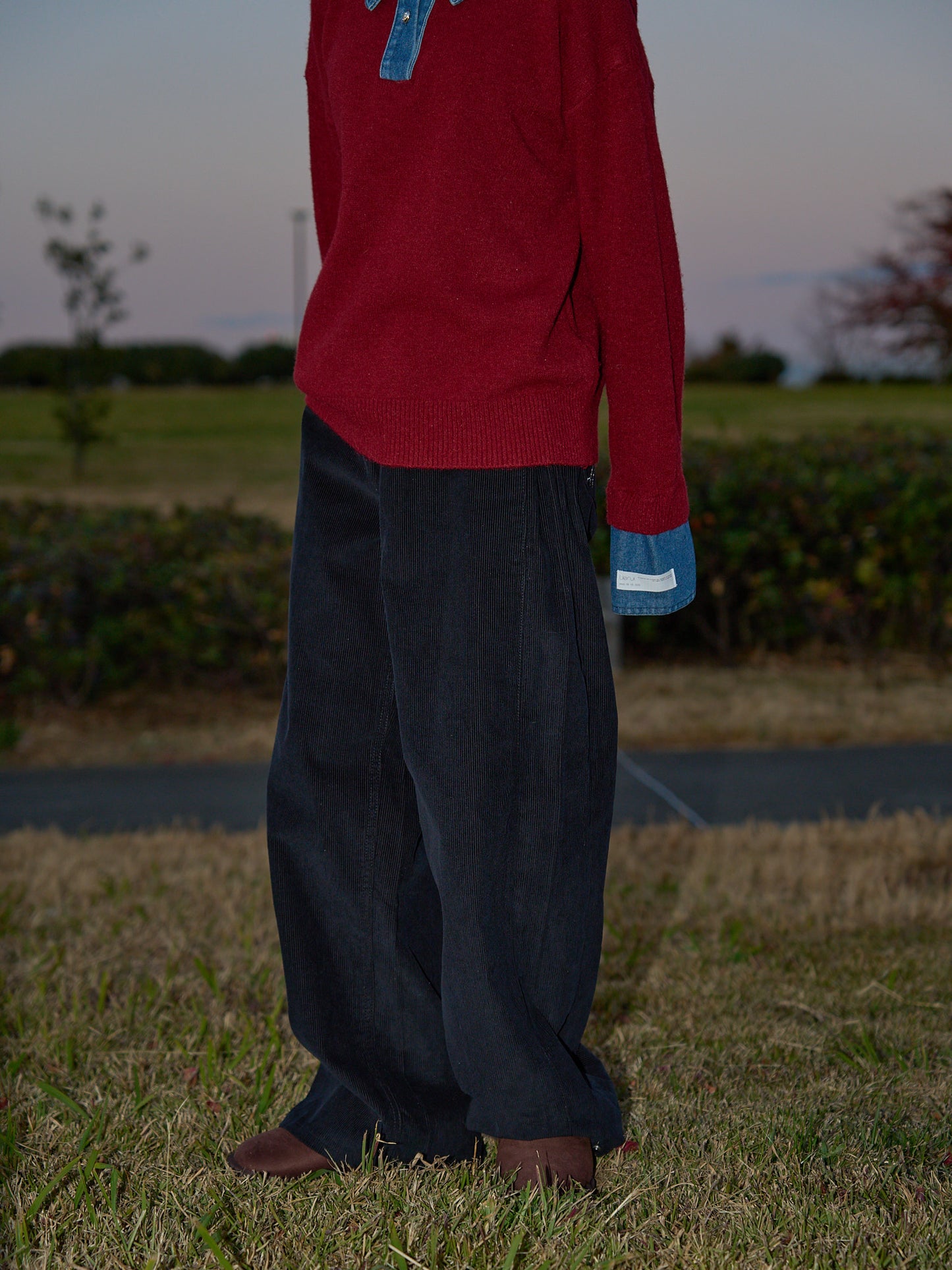 corduroy bootcut pants