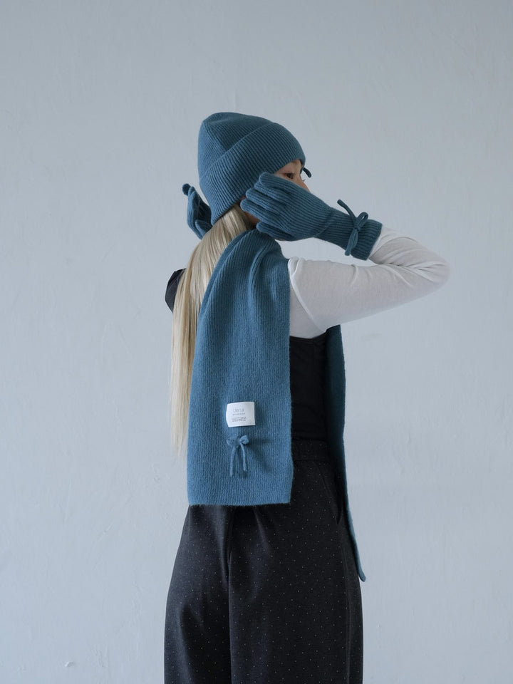 【10月中旬発送予定】ribbon knit 3piece set