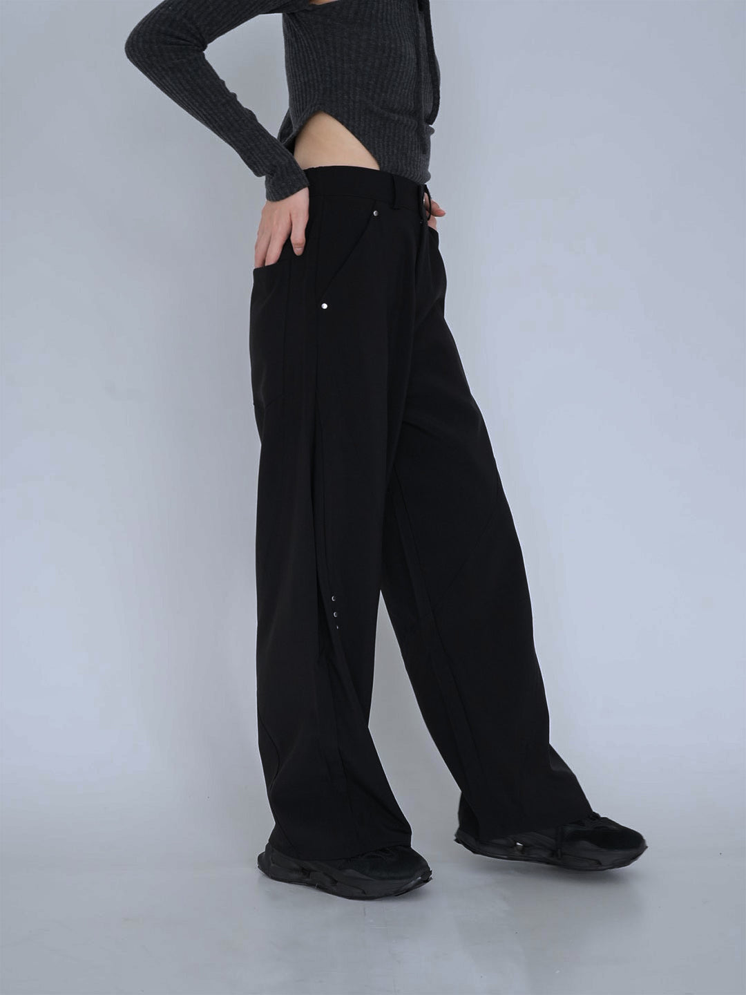 【8月29日発送予定】stitched wide pants