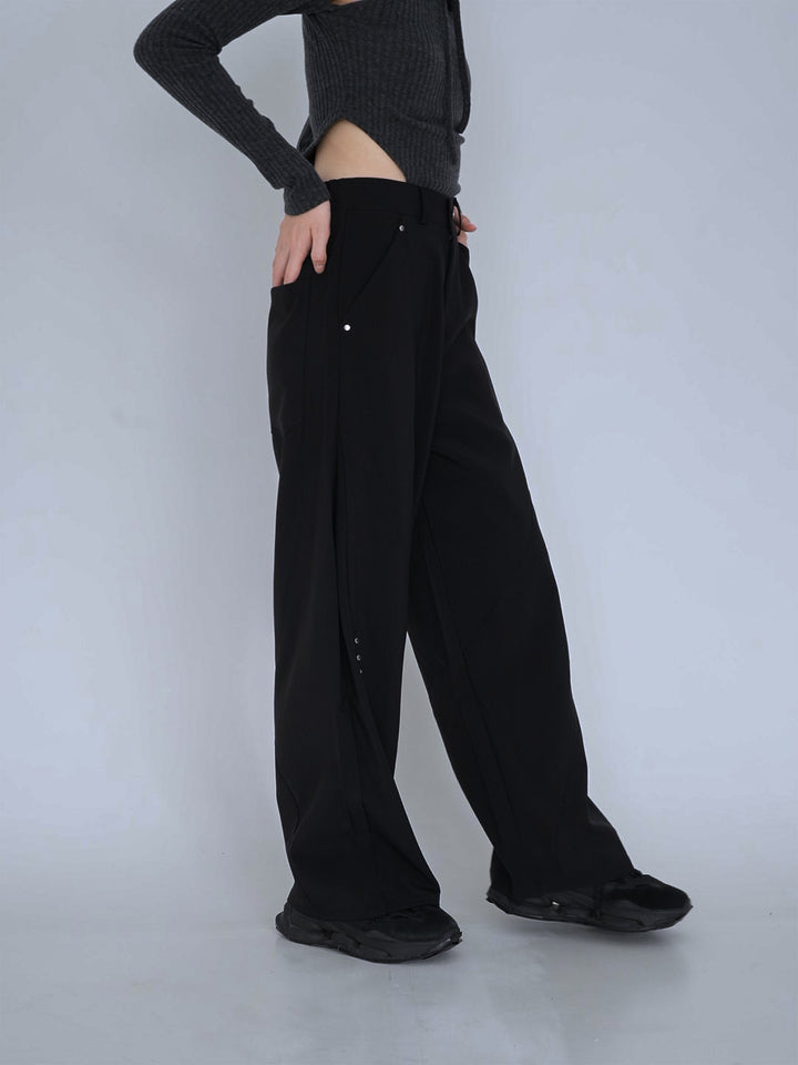 【8月29日発送予定】stitched wide pants