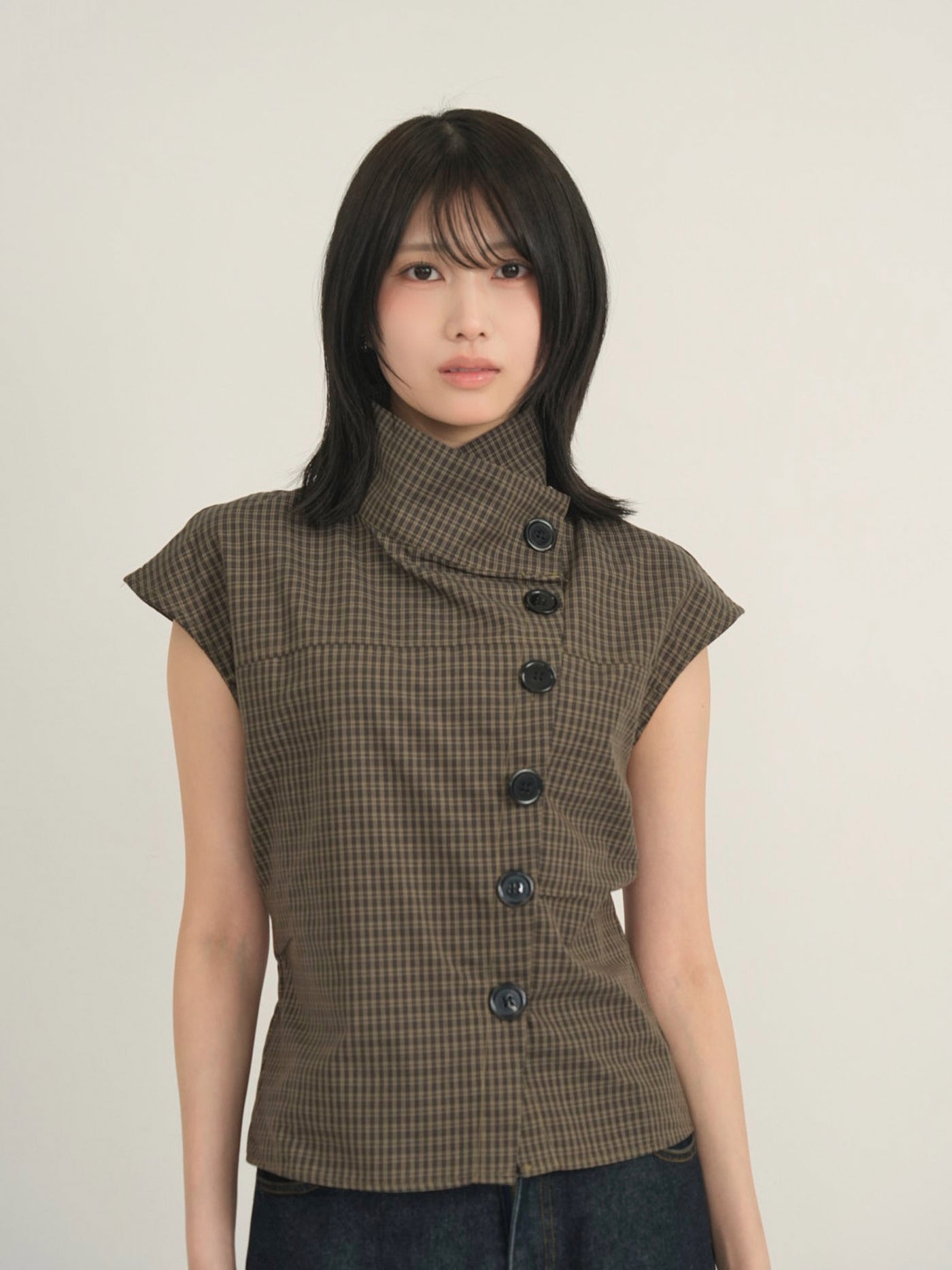 check button short sleeve