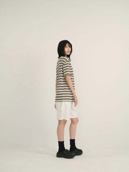 waist check cargo half pants