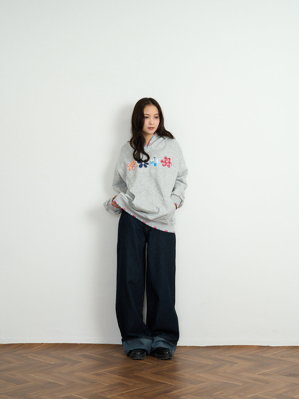 flower patch hoodie