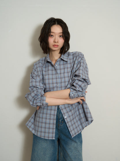 check shirt set