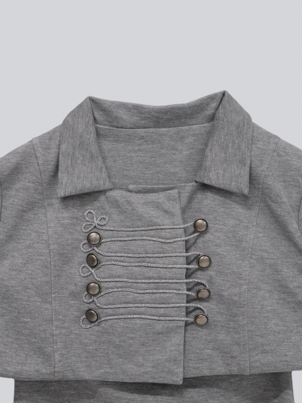 double button short jacket