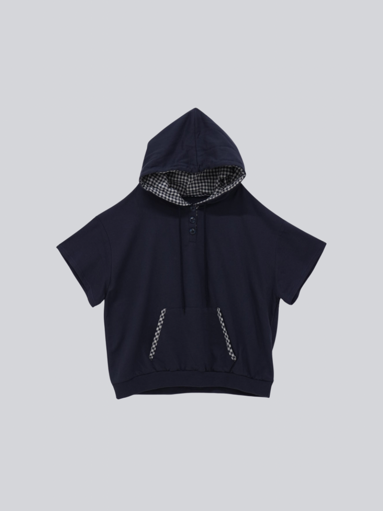 check hood tee
