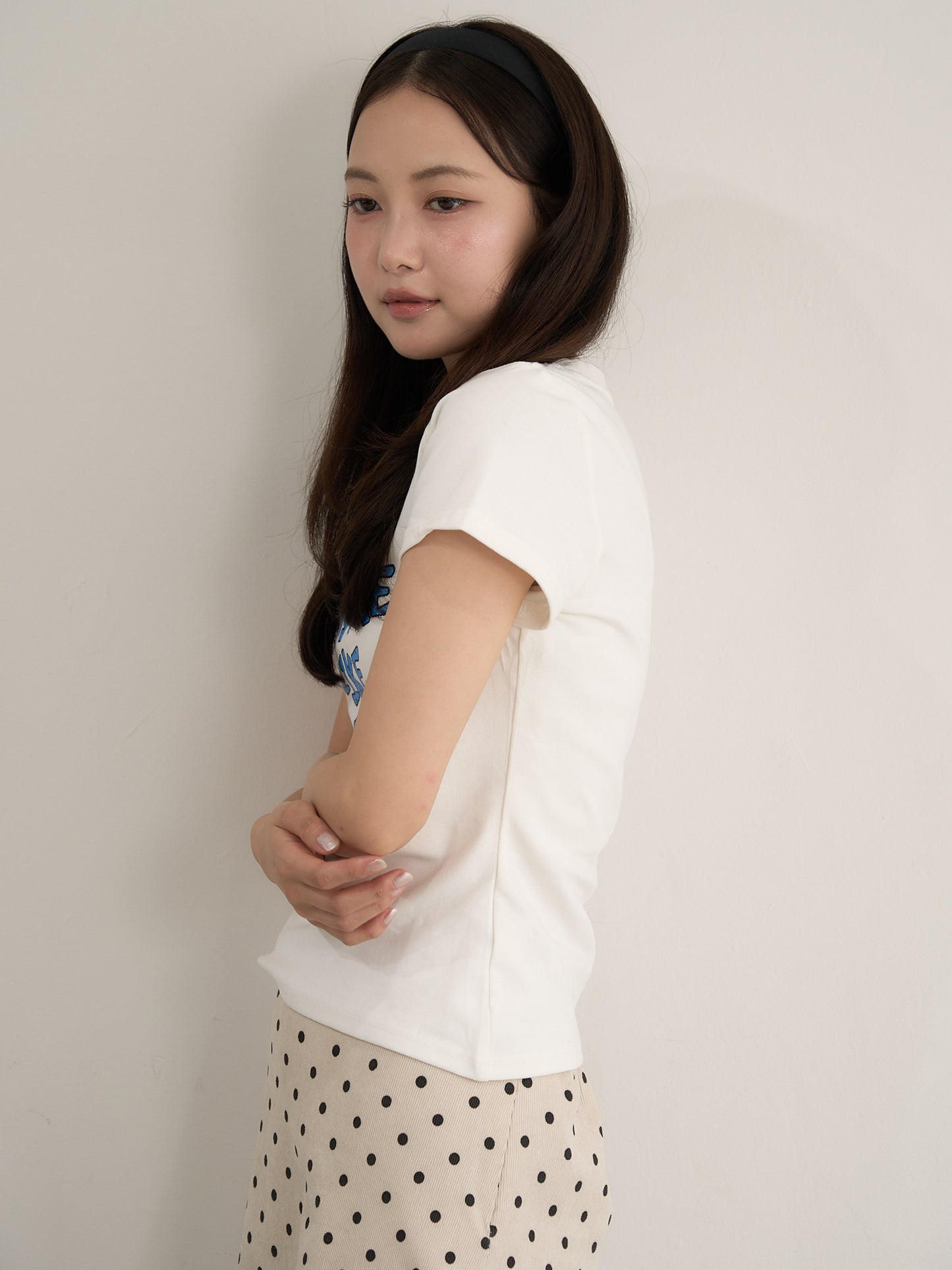 logo crop tee