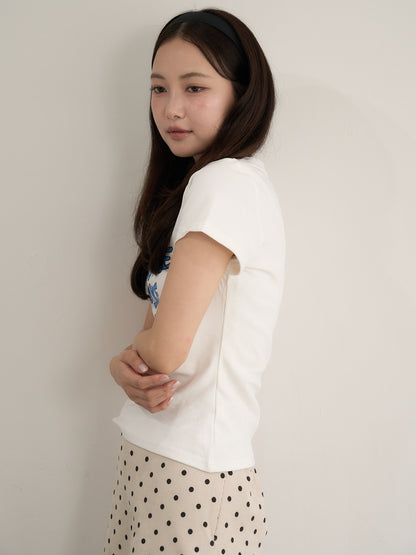 logo crop tee