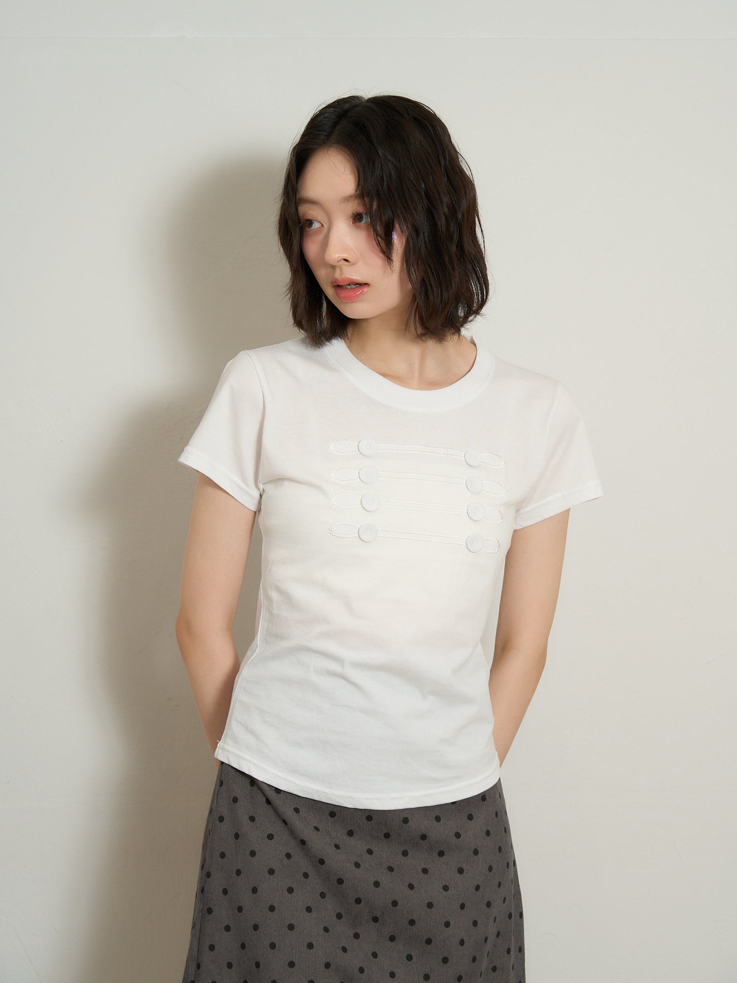 military button tee