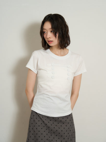 military button tee