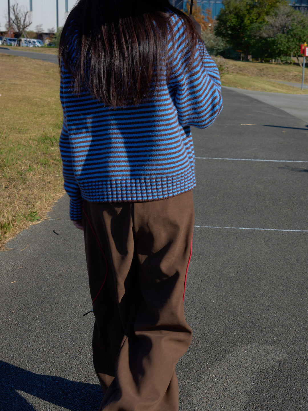 border knit zip hoodie 【 12/11  新色追加 】