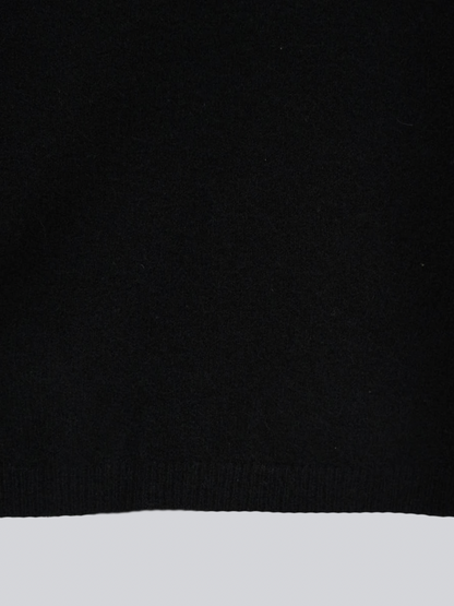 ribbon choker knit top