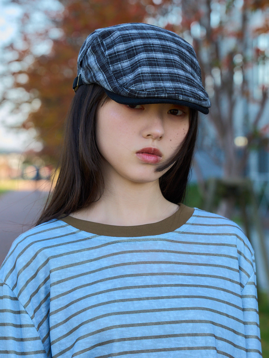 plaid hunting cap