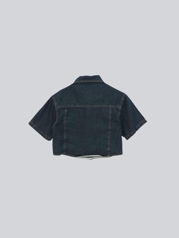 denim short jacket