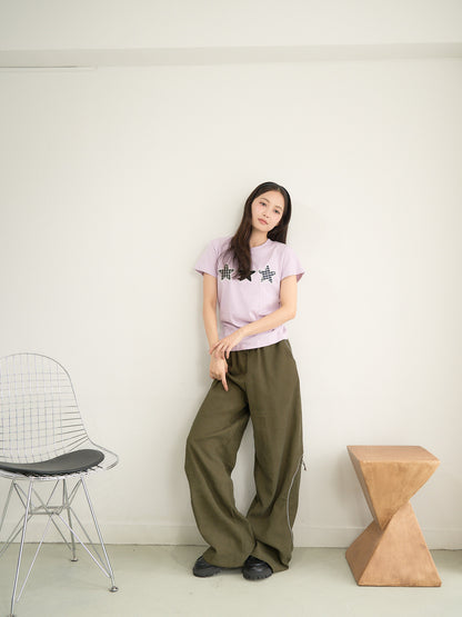 star patch tee