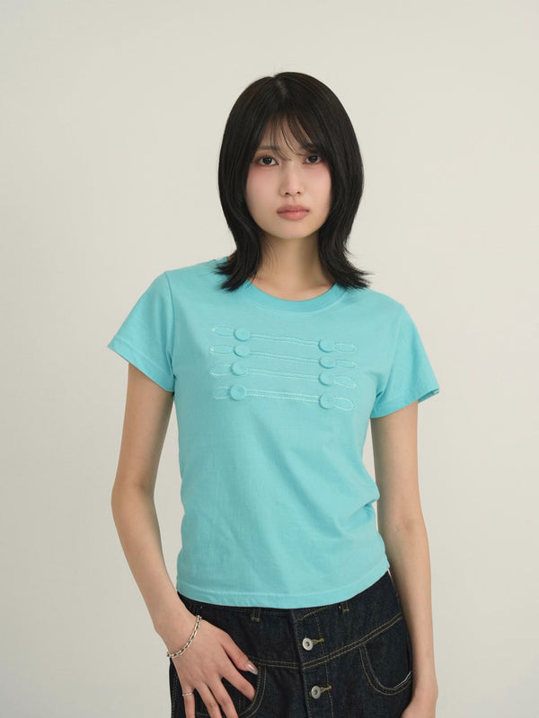 military button tee