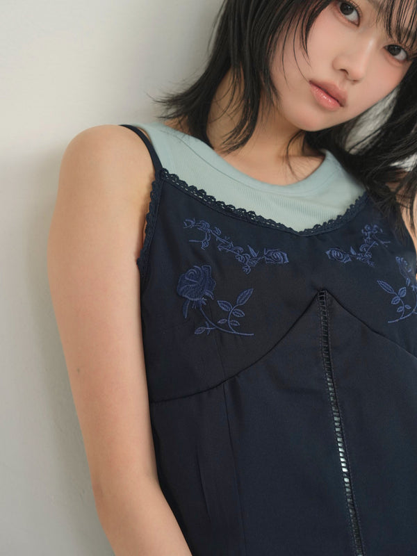 embroidery cami top