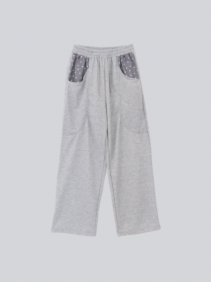 petit star pocket sweat pants