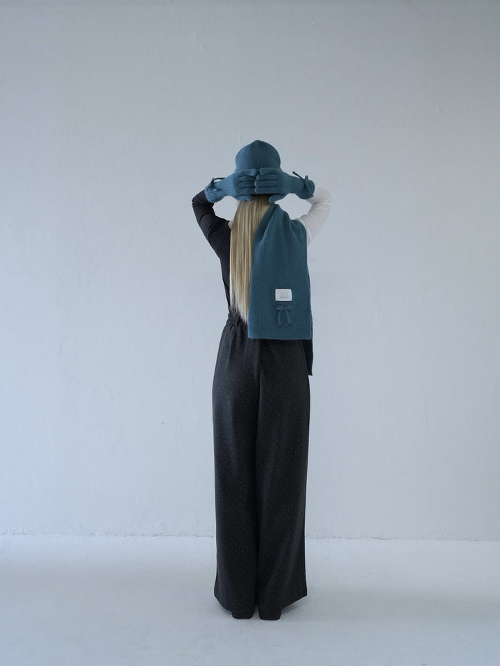 【10月中旬発送予定】ribbon knit 3piece set