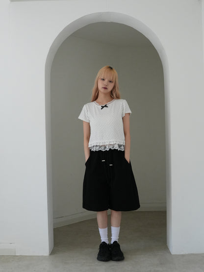 スウェット バミューダパンツ 大人カジュアル レディース Uenui