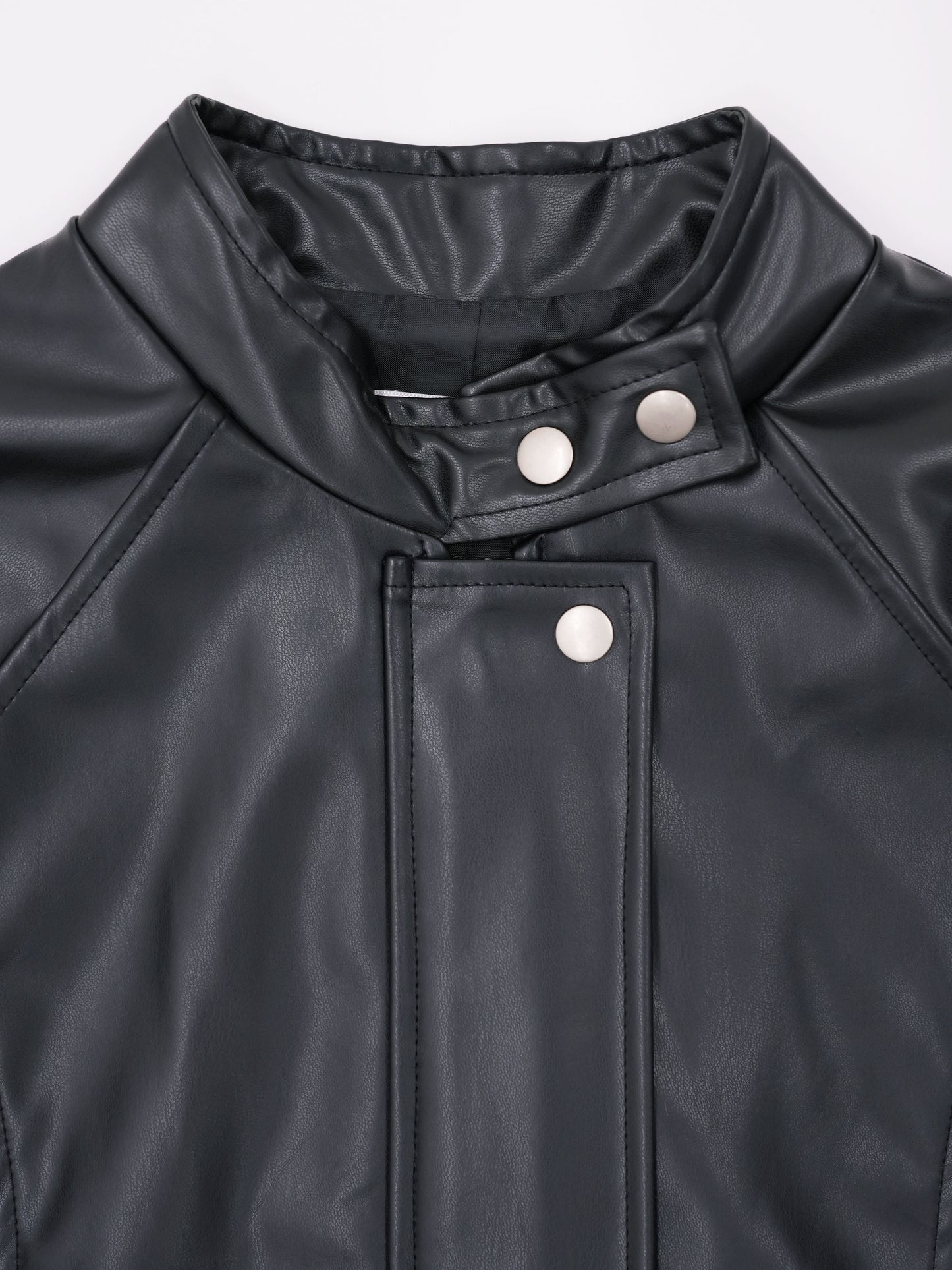 fake leather riders jacket